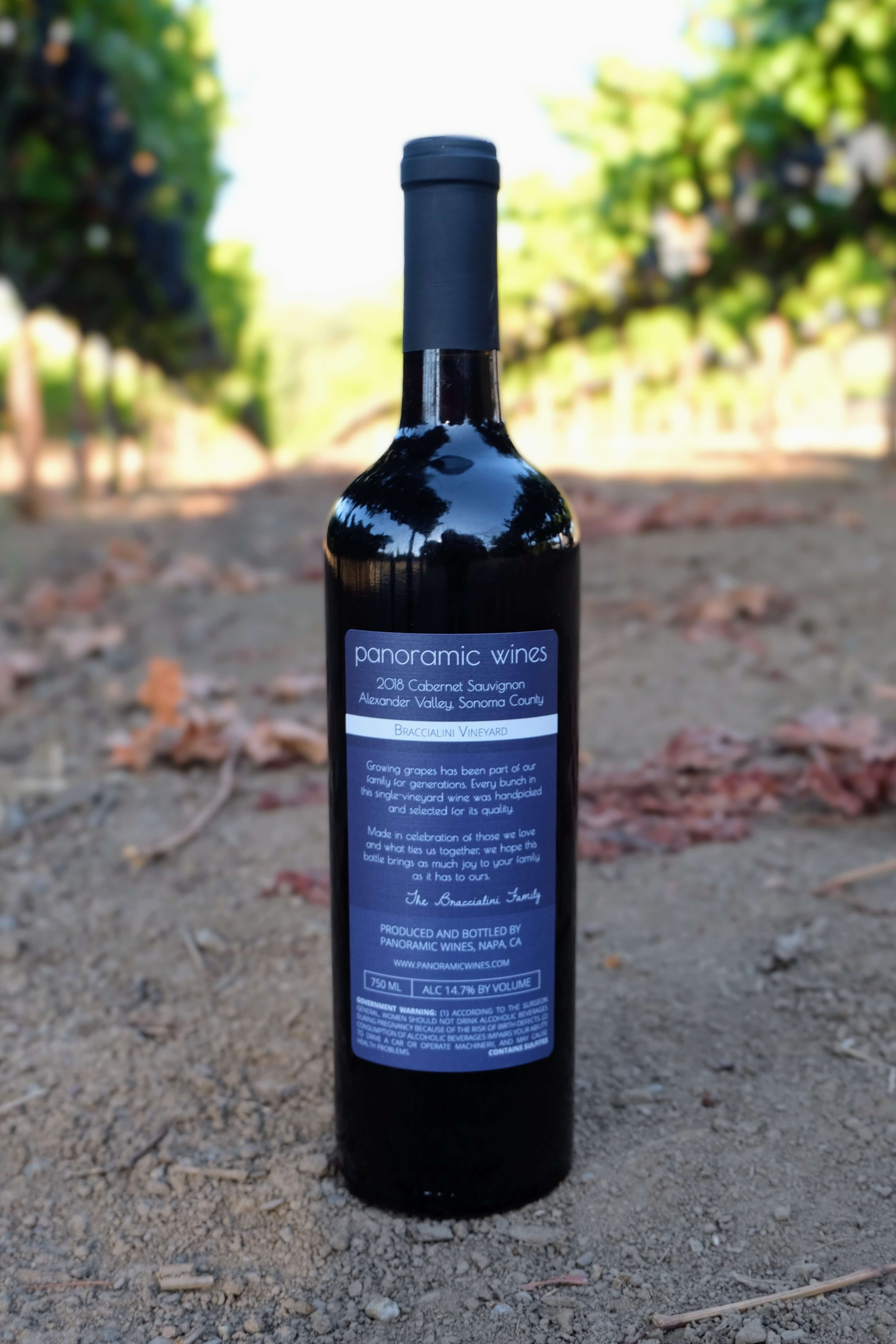 Cabernet Sauvignon - Back - Panoramic Wines